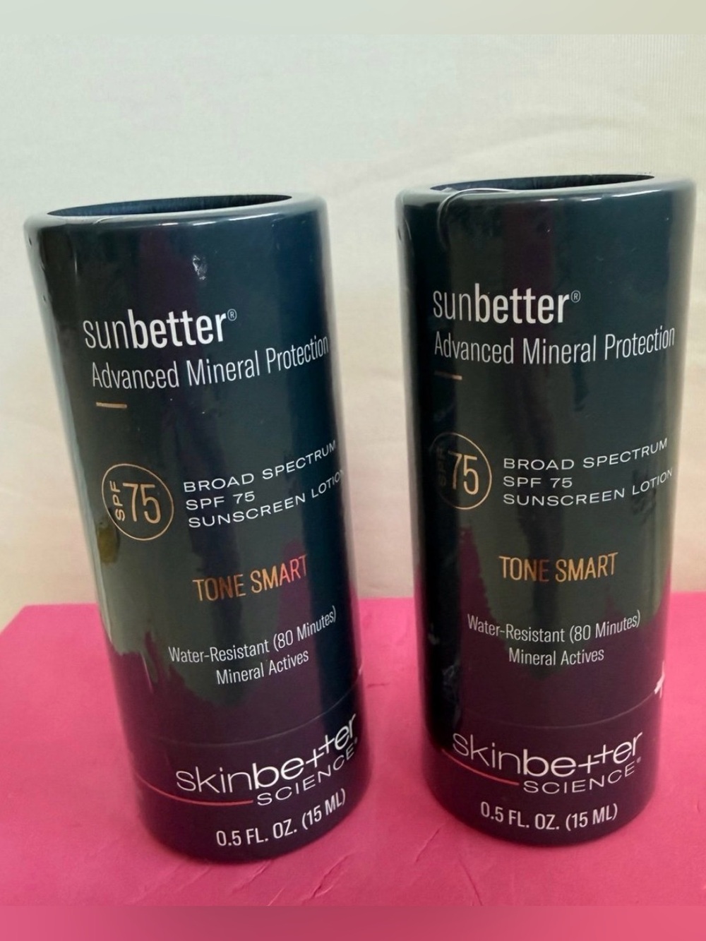 2 Pack of Skinbetter Science Sunbetter TONE SMART SPF 75 Sunscreen Lotion